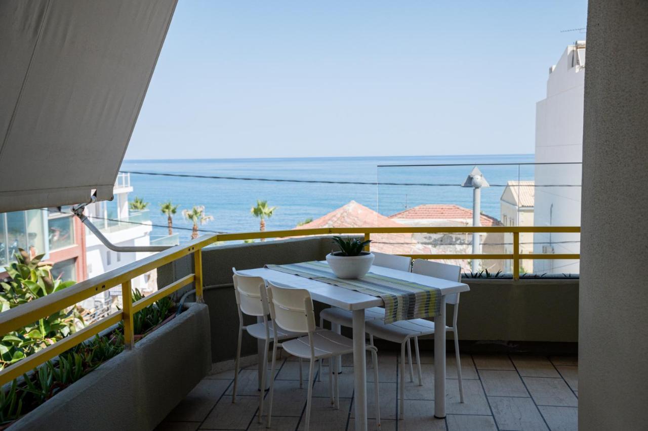 Eftihia Apartments By The Sea Rethymno Exteriör bild